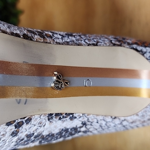 Sam Edelman 3.5" High Heels | Size: 5 Womens | Snake Skin - Picture 7 of 7